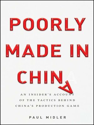 cover image of Poorly Made in China